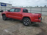 2019 Toyota Tacoma Double Cab Red vin: 3TMAZ5CN7KM090228