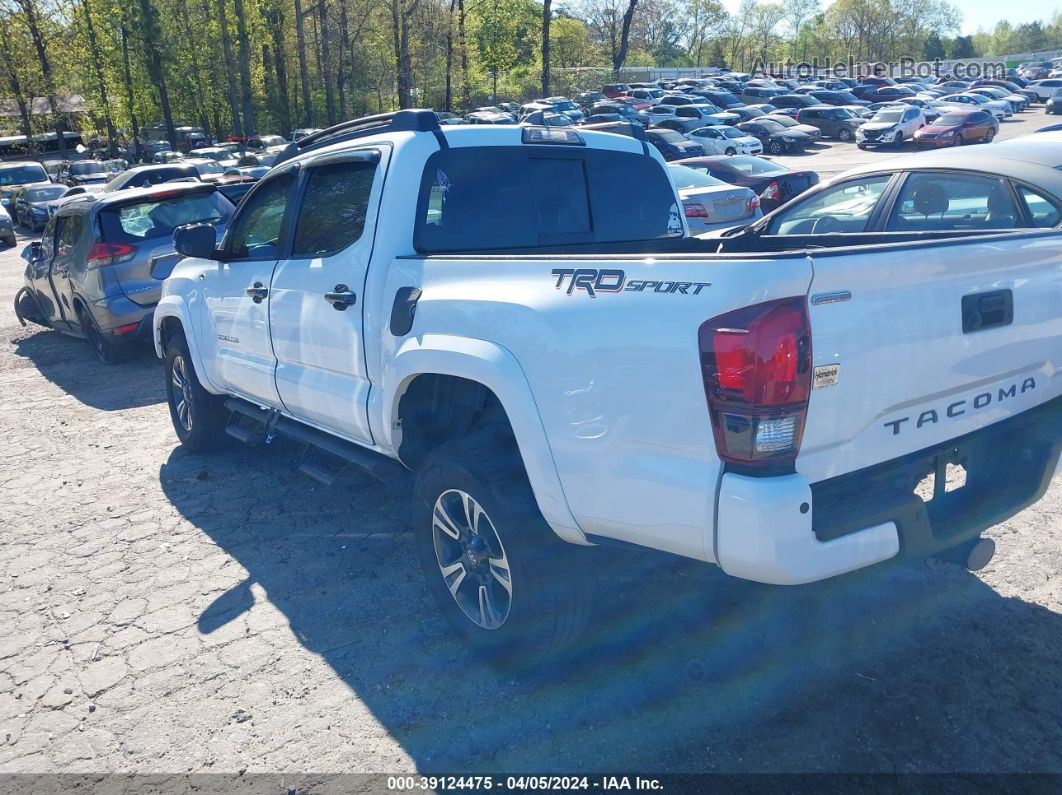 2019 Toyota Tacoma Trd Sport White vin: 3TMAZ5CN7KM099799