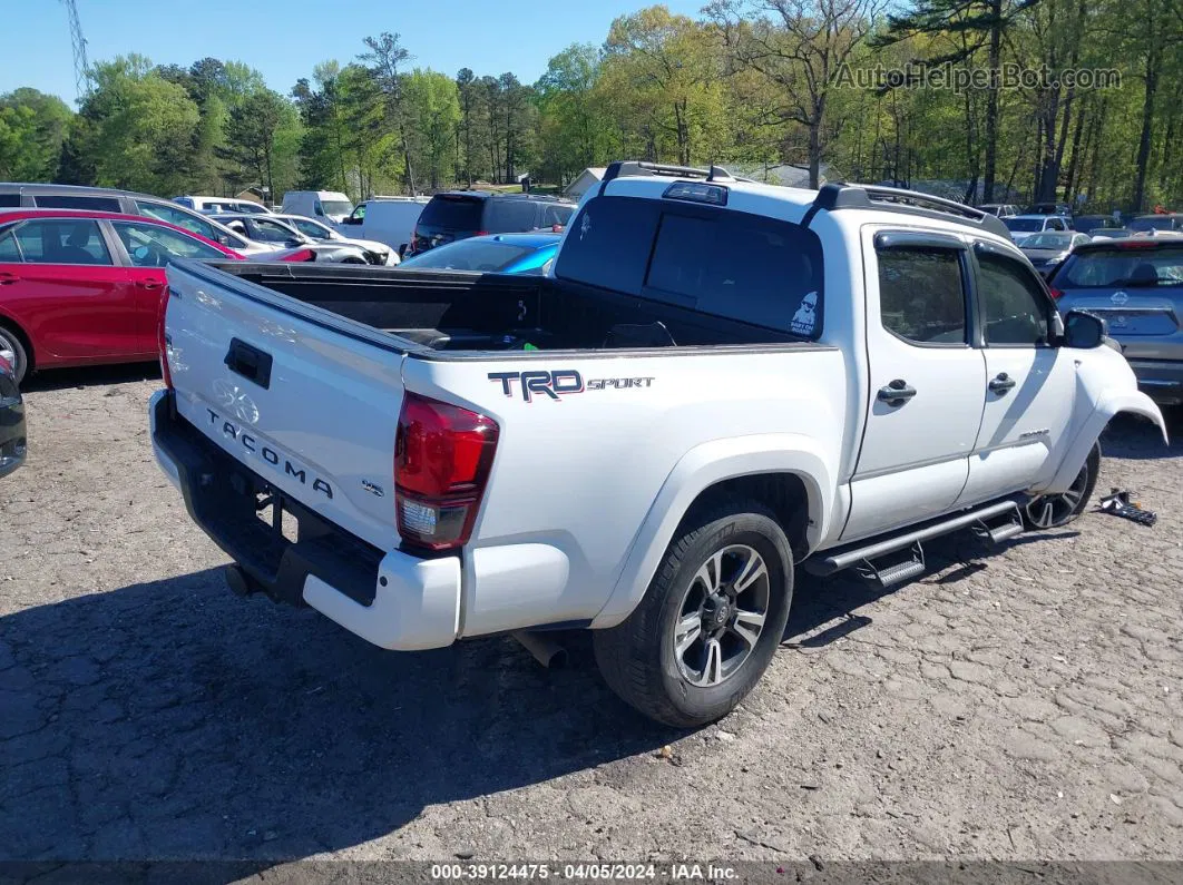 2019 Toyota Tacoma Trd Sport White vin: 3TMAZ5CN7KM099799