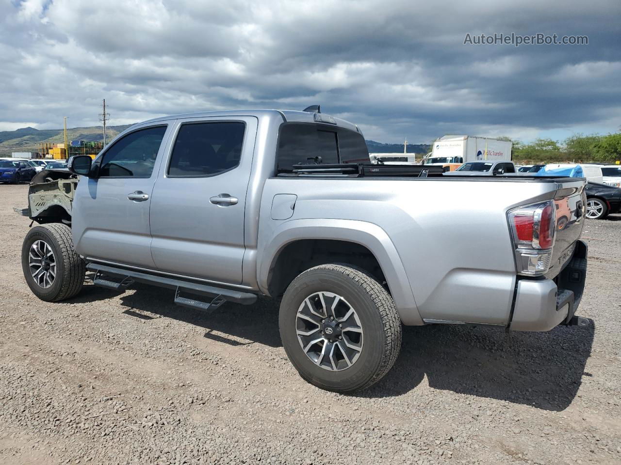 2020 Toyota Tacoma Double Cab Серебряный vin: 3TMAZ5CN7LM138442