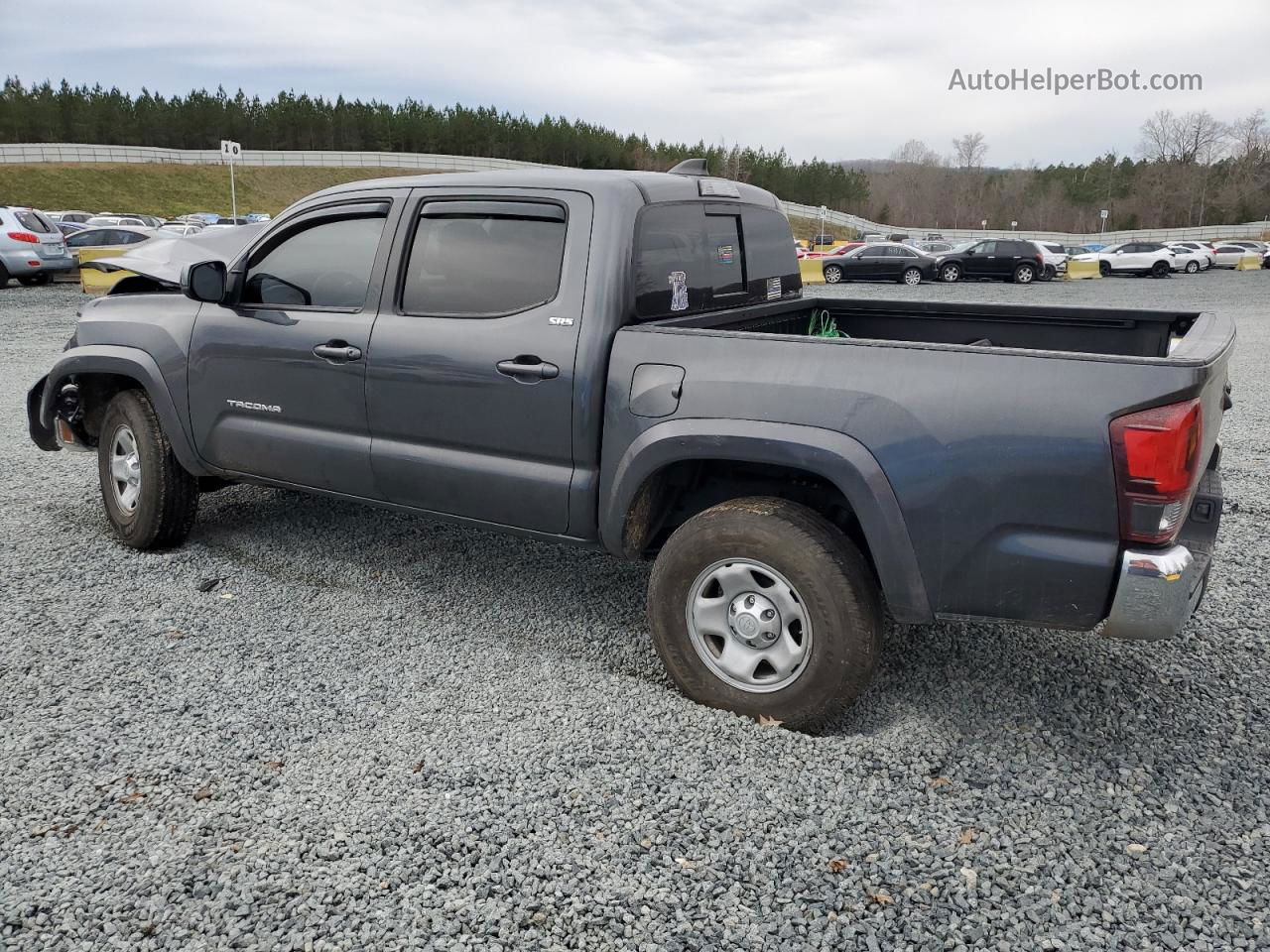 2021 Toyota Tacoma Double Cab Gray vin: 3TMAZ5CN7MM141178