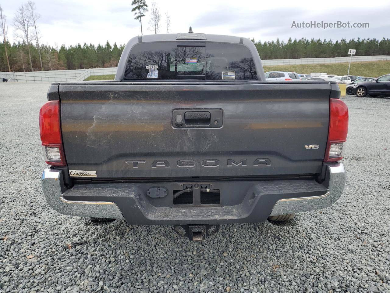 2021 Toyota Tacoma Double Cab Gray vin: 3TMAZ5CN7MM141178