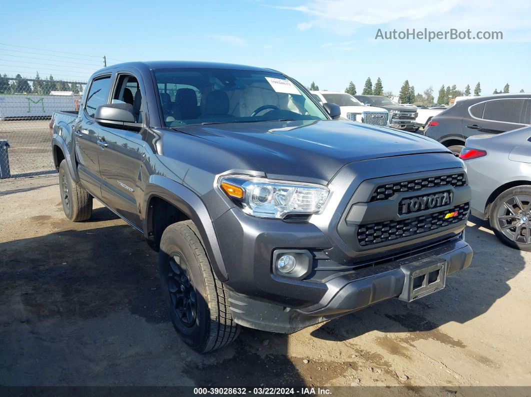 2021 Toyota Tacoma Sr5 V6 Gray vin: 3TMAZ5CN7MM141178