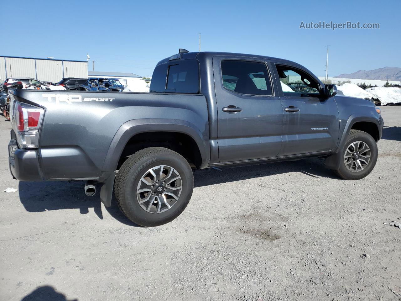 2021 Toyota Tacoma Double Cab Gray vin: 3TMAZ5CN7MM150317