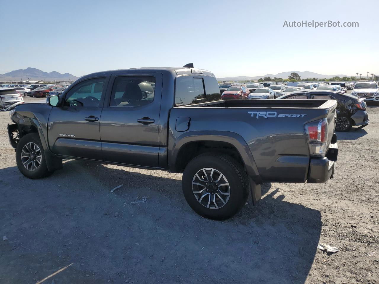 2021 Toyota Tacoma Double Cab Gray vin: 3TMAZ5CN7MM150317