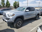 2017 Toyota Tacoma Double Cab Серебряный vin: 3TMAZ5CN8HM034419