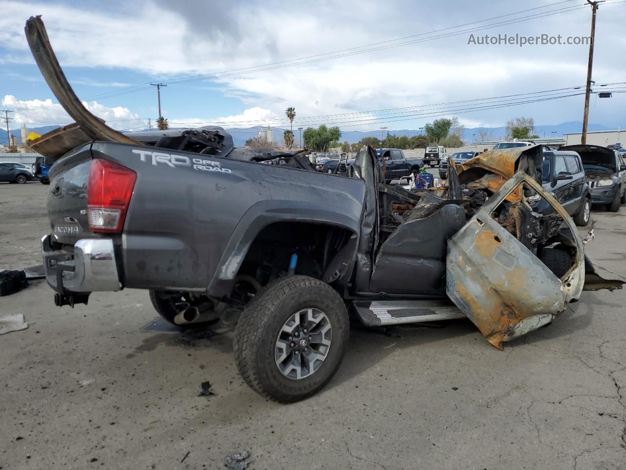 2017 Toyota Tacoma Double Cab Black vin: 3TMAZ5CN8HM039796