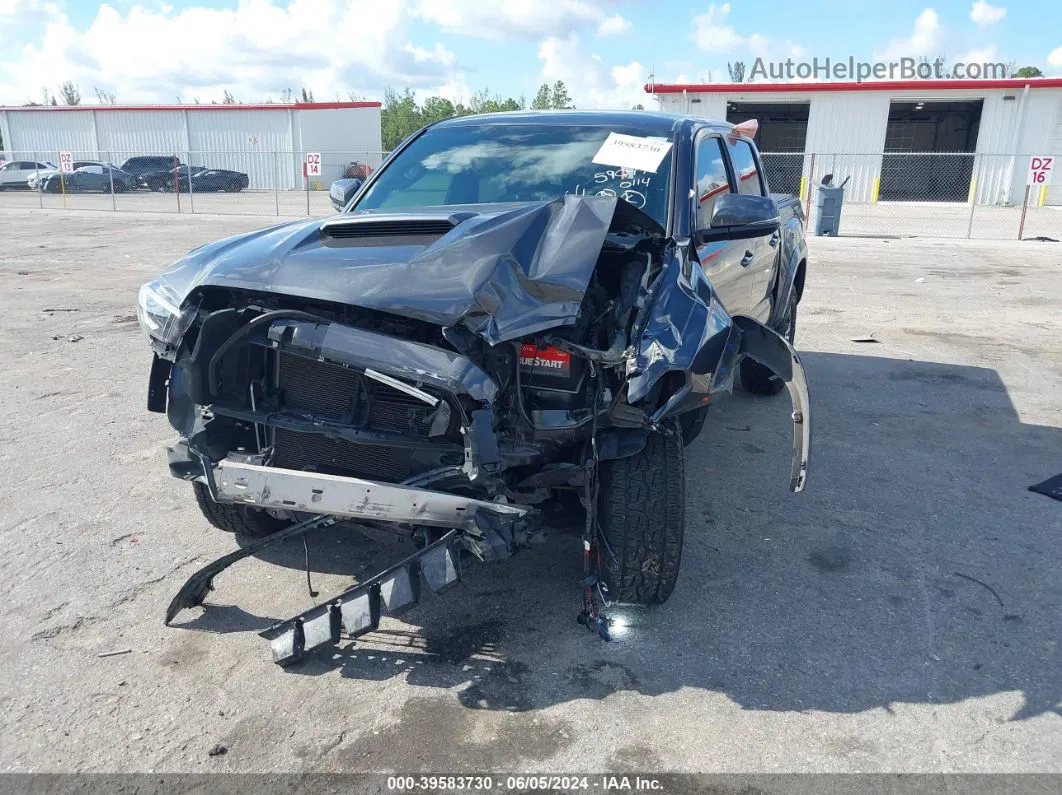 2019 Toyota Tacoma Trd Sport Gray vin: 3TMAZ5CN8KM080114