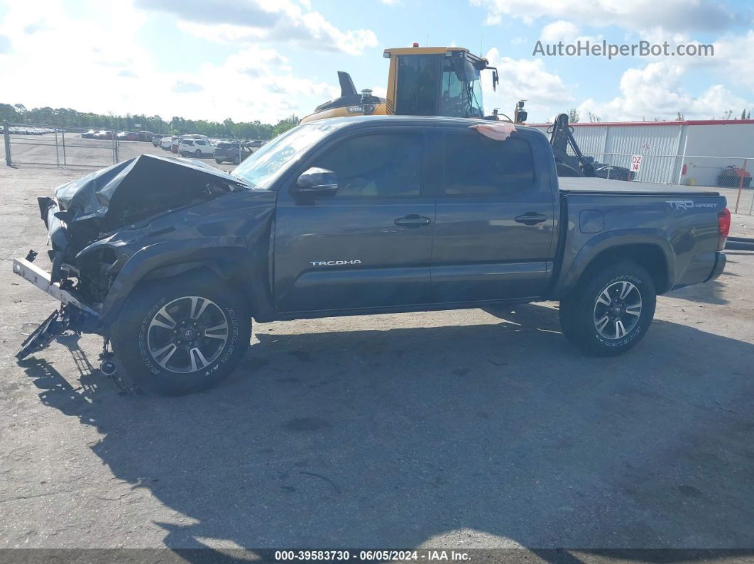 2019 Toyota Tacoma Trd Sport Gray vin: 3TMAZ5CN8KM080114