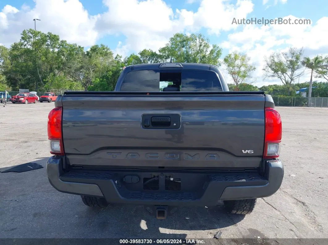 2019 Toyota Tacoma Trd Sport Gray vin: 3TMAZ5CN8KM080114