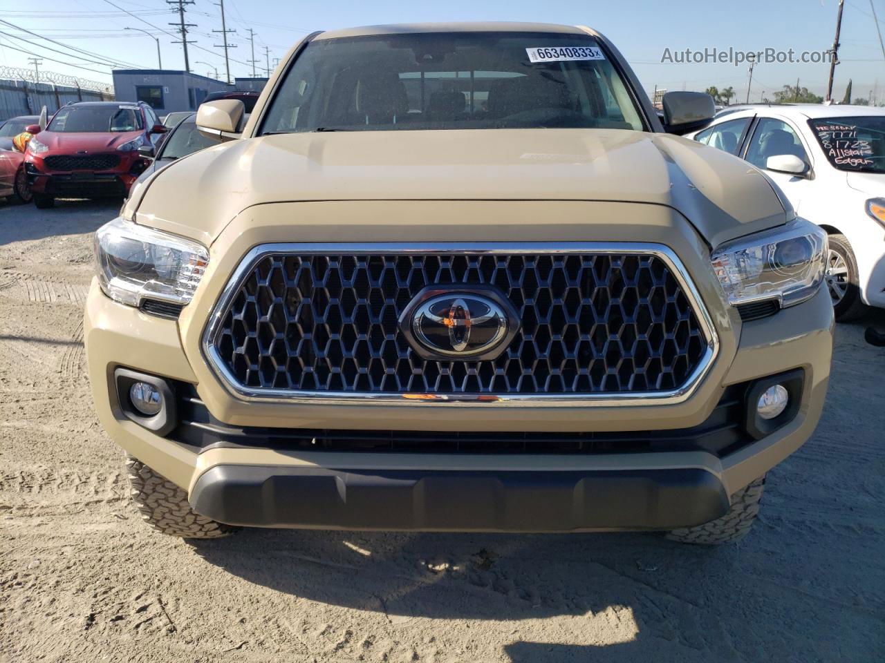 2019 Toyota Tacoma Double Cab Tan vin: 3TMAZ5CN8KM086978