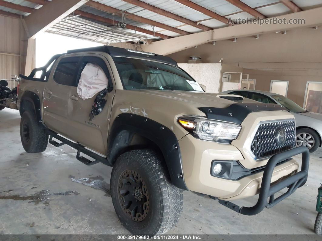 2019 Toyota Tacoma Trd Sport Желто-коричневый vin: 3TMAZ5CN8KM092540