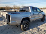 2019 Toyota Tacoma Double Cab Silver vin: 3TMAZ5CN8KM104637