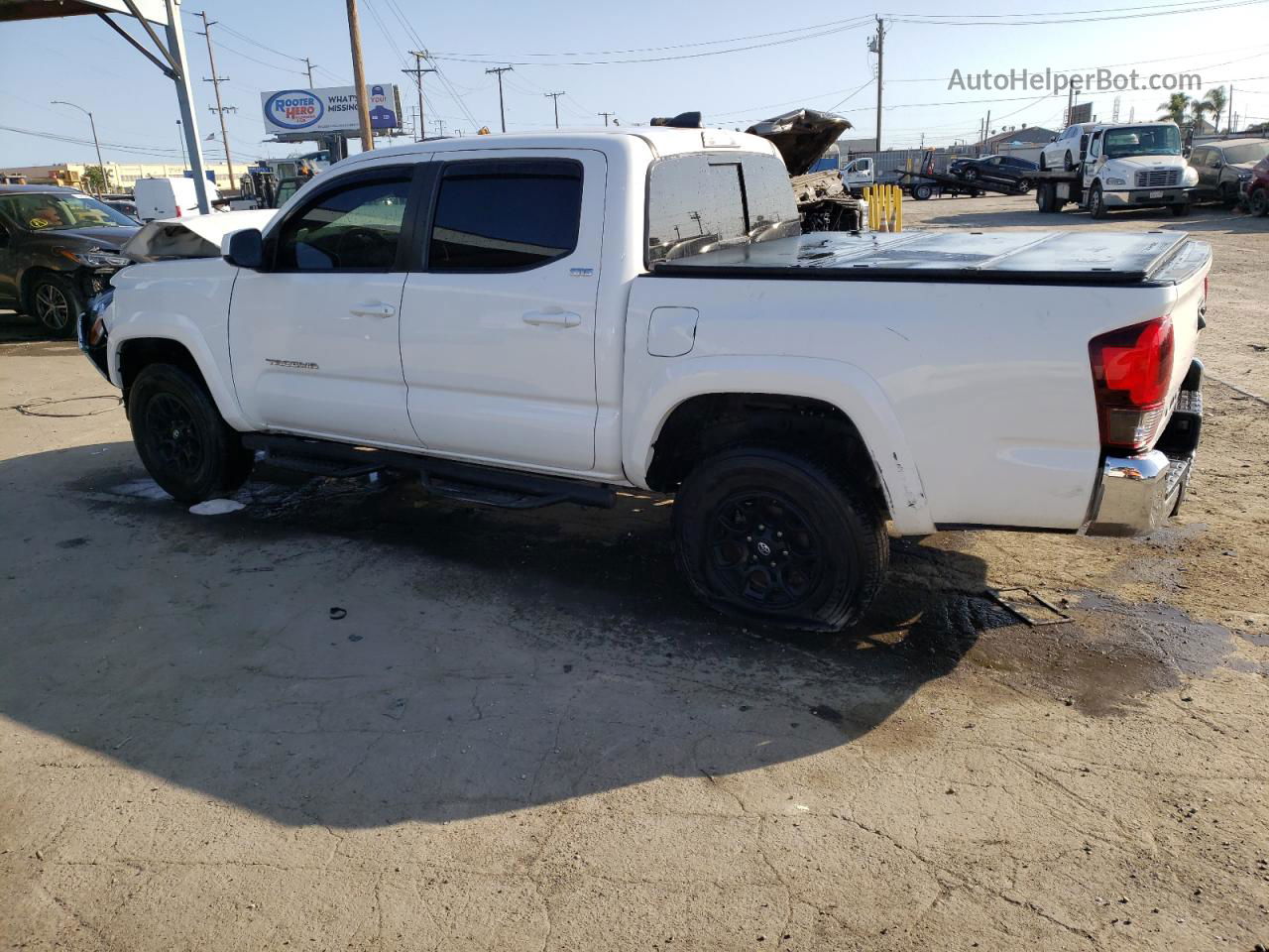 2020 Toyota Tacoma Double Cab White vin: 3TMAZ5CN8LM120550