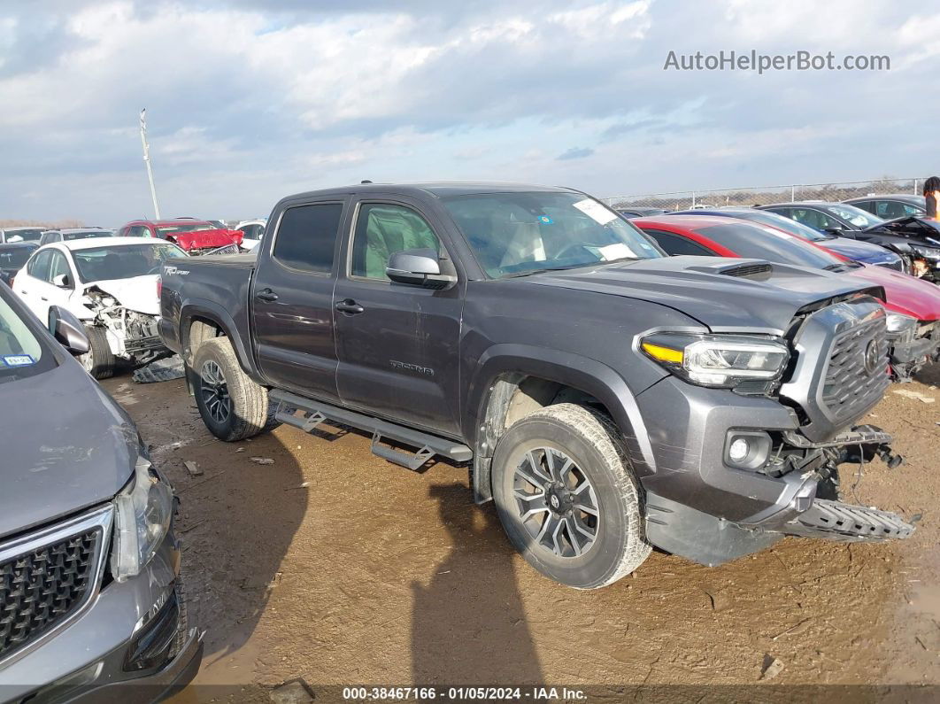 2020 Toyota Tacoma Trd Sport Gray vin: 3TMAZ5CN8LM121987