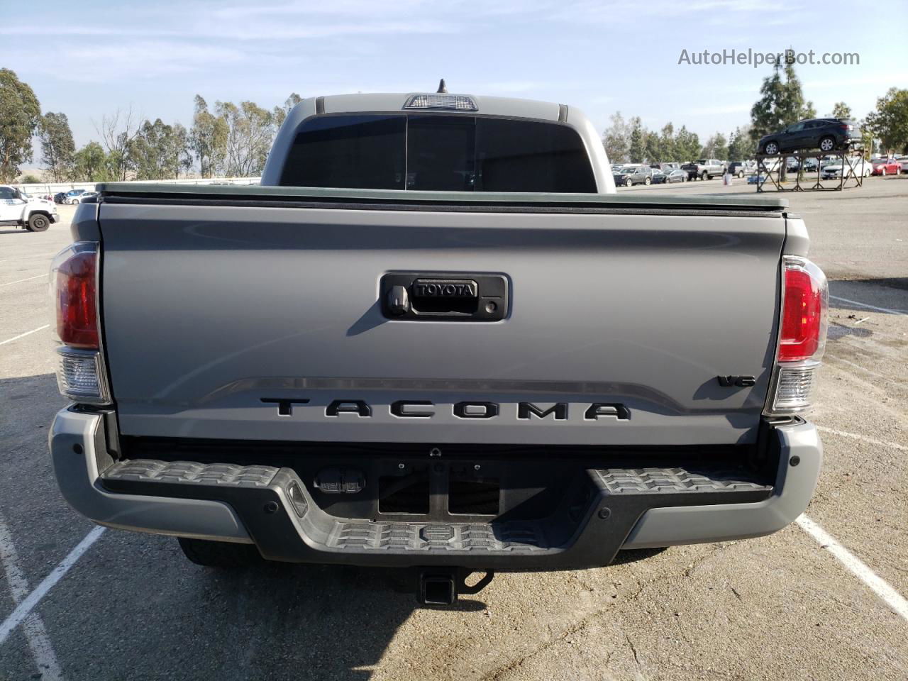 2020 Toyota Tacoma Double Cab Gray vin: 3TMAZ5CN8LM125991