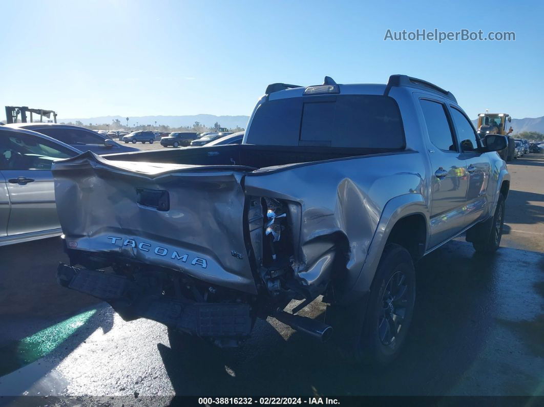 2021 Toyota Tacoma Sr5 V6 Silver vin: 3TMAZ5CN8MM146437