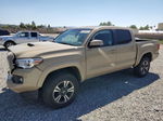 2017 Toyota Tacoma Double Cab Beige vin: 3TMAZ5CN9HM026216