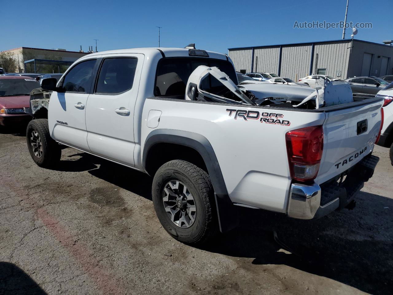 2017 Toyota Tacoma Double Cab White vin: 3TMAZ5CN9HM043310