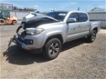 2017 Toyota Tacoma Double Cab Silver vin: 3TMAZ5CN9HM050449