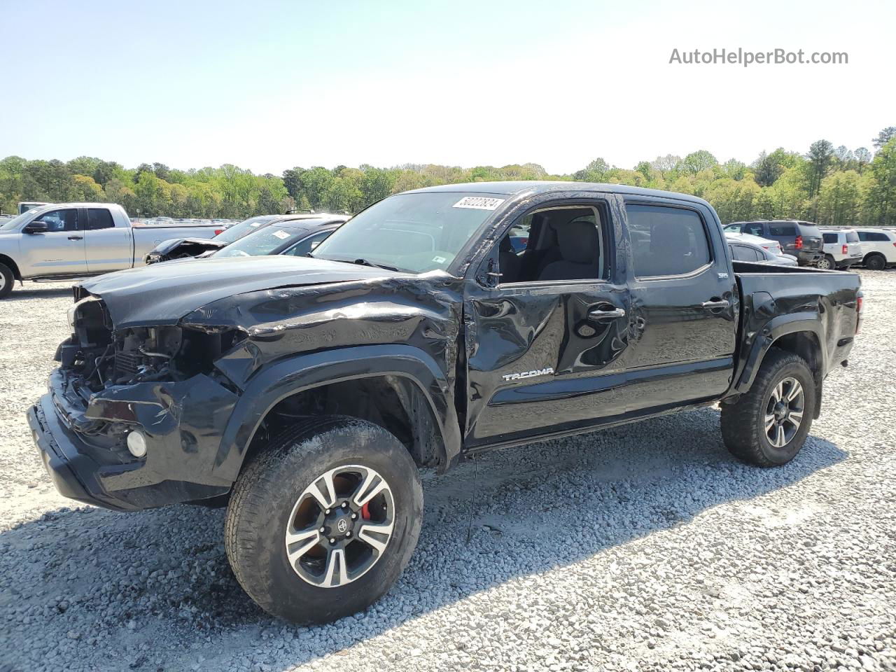 2019 Toyota Tacoma Double Cab Black vin: 3TMAZ5CN9KM080509