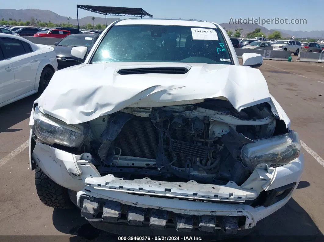 2019 Toyota Tacoma Trd Sport White vin: 3TMAZ5CN9KM081353