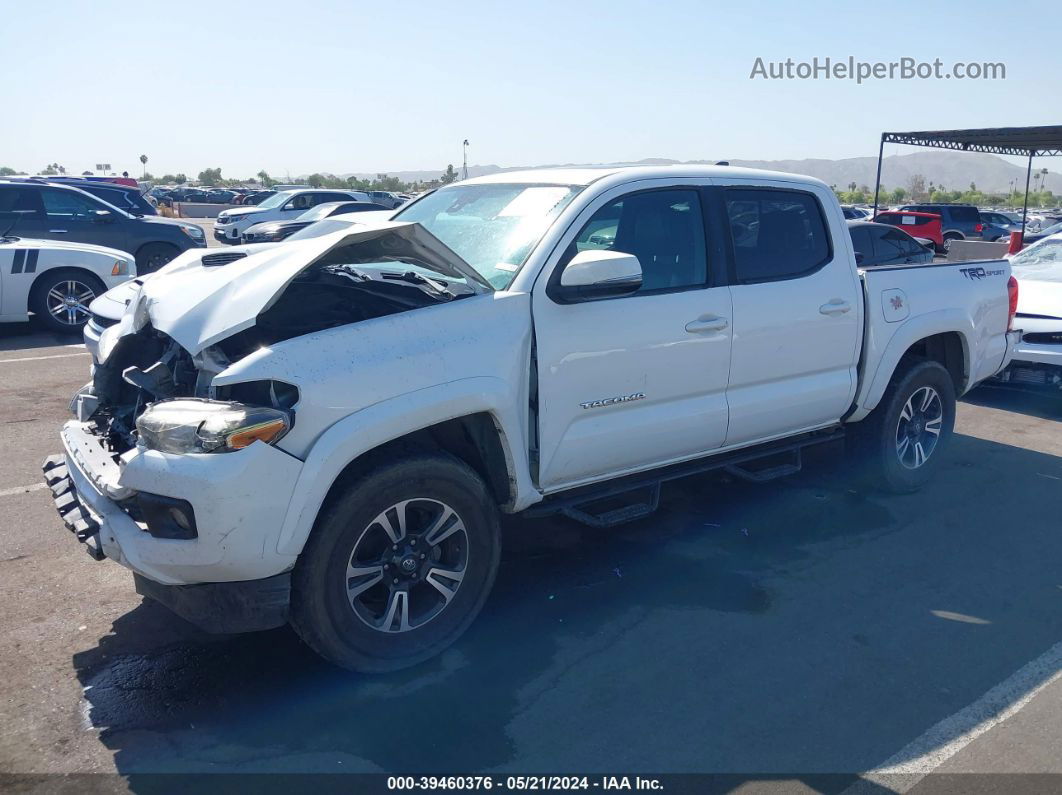 2019 Toyota Tacoma Trd Sport Белый vin: 3TMAZ5CN9KM081353