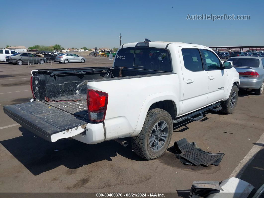 2019 Toyota Tacoma Trd Sport White vin: 3TMAZ5CN9KM081353