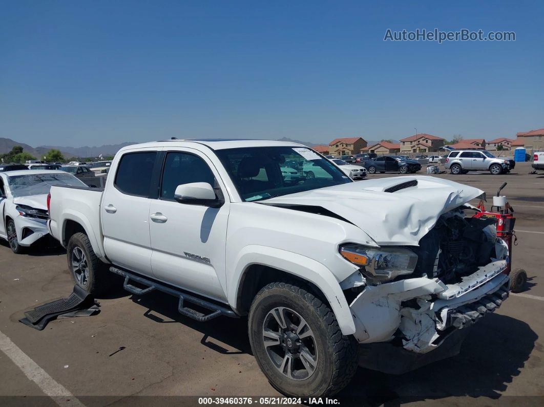 2019 Toyota Tacoma Trd Sport Белый vin: 3TMAZ5CN9KM081353