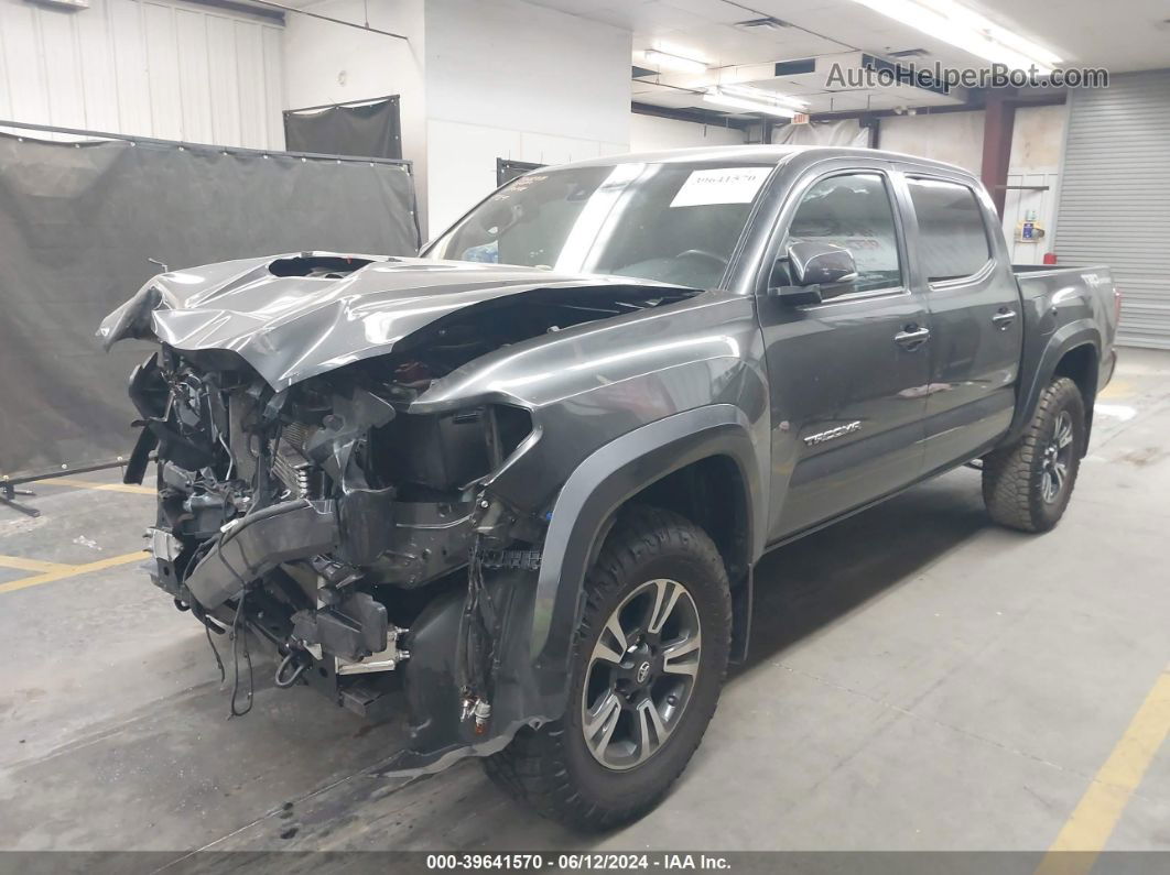 2019 Toyota Tacoma Trd Sport Gray vin: 3TMAZ5CN9KM104789