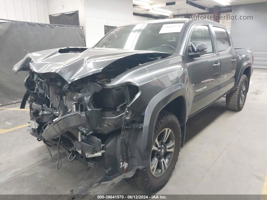 2019 Toyota Tacoma Trd Sport Gray vin: 3TMAZ5CN9KM104789