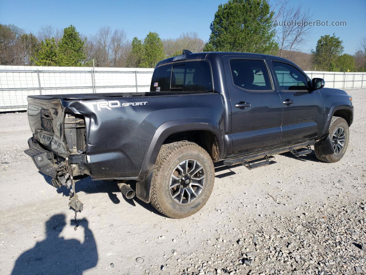 2020 Toyota Tacoma Double Cab Charcoal vin: 3TMAZ5CN9LM135185