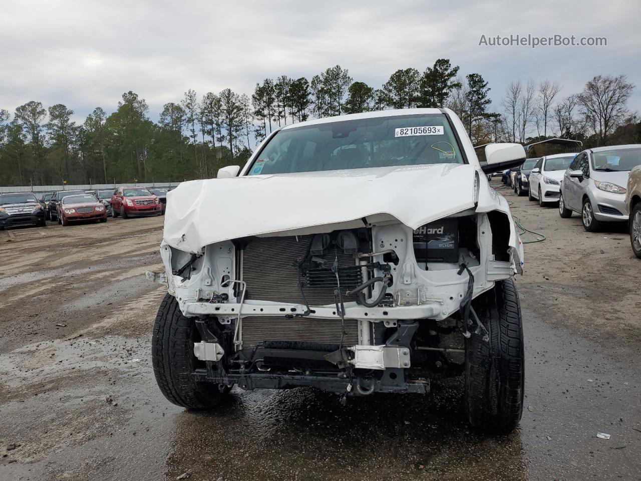 2019 Toyota Tacoma Double Cab Белый vin: 3TMAZ5CNXKM084469