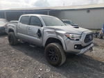 2019 Toyota Tacoma Double Cab Silver vin: 3TMAZ5CNXKM089476