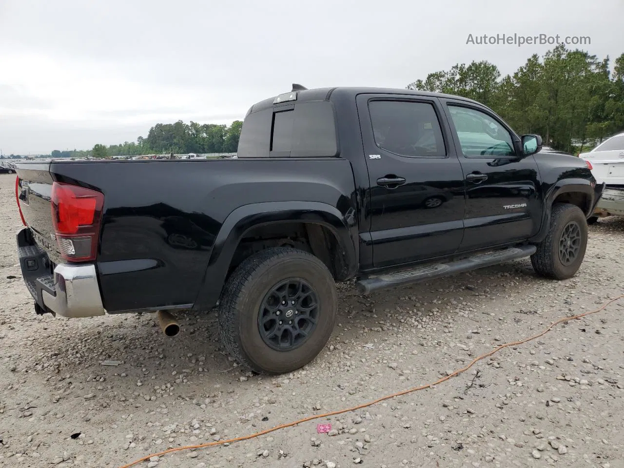 2019 Toyota Tacoma Double Cab Black vin: 3TMAZ5CNXKM099506