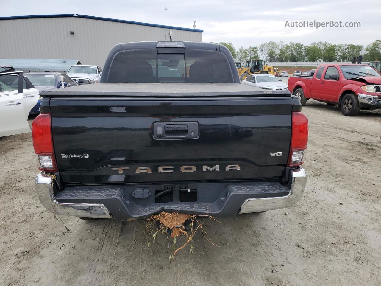 2019 Toyota Tacoma Double Cab Black vin: 3TMAZ5CNXKM100539