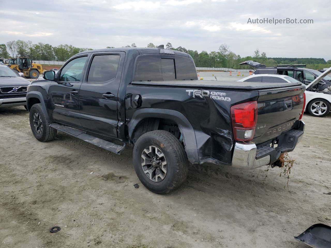 2019 Toyota Tacoma Double Cab Black vin: 3TMAZ5CNXKM100539