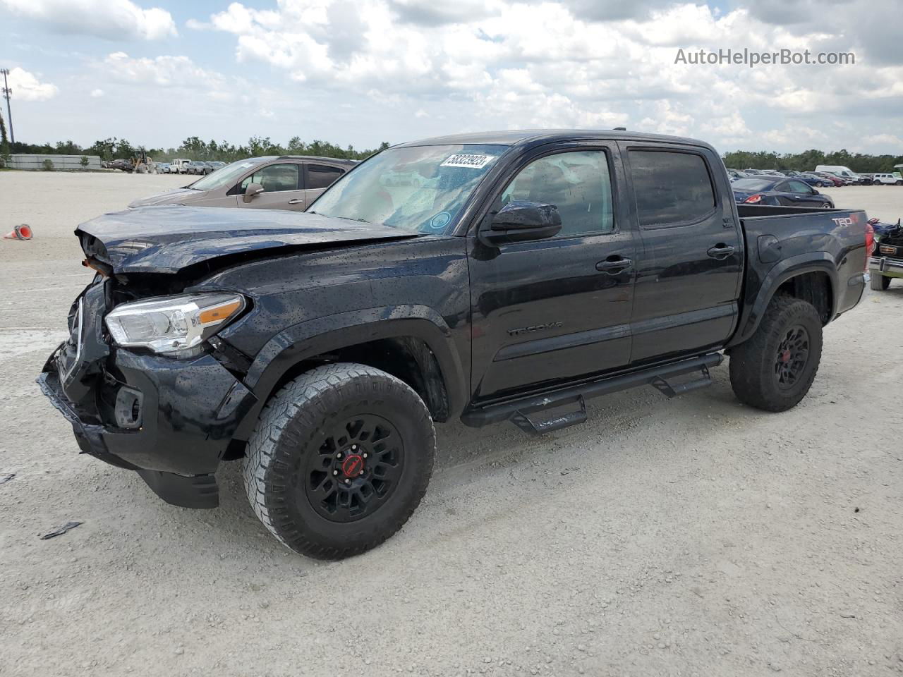 2020 Toyota Tacoma Double Cab Black vin: 3TMAZ5CNXLM125698