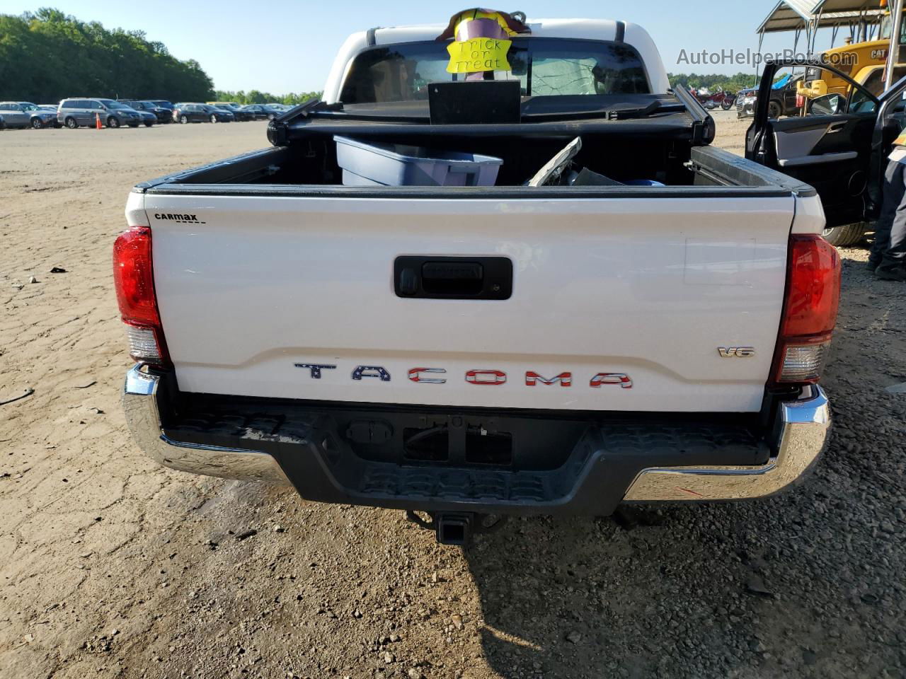 2020 Toyota Tacoma Double Cab White vin: 3TMAZ5CNXLM129475