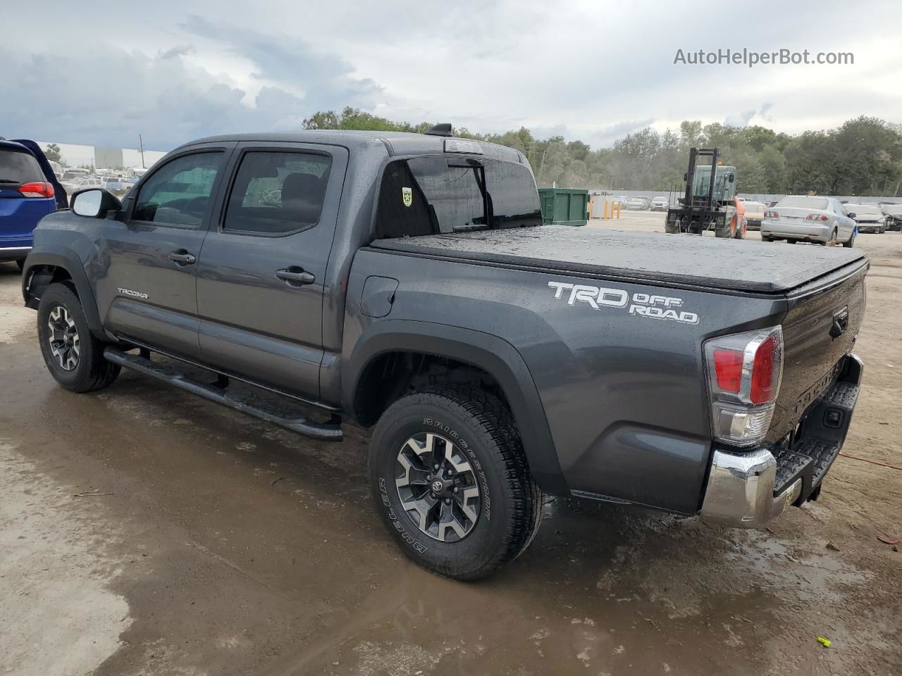 2020 Toyota Tacoma Double Cab Gray vin: 3TMAZ5CNXLM129993