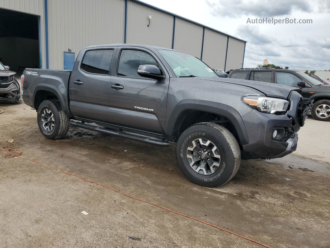 2020 Toyota Tacoma Double Cab Gray vin: 3TMAZ5CNXLM129993