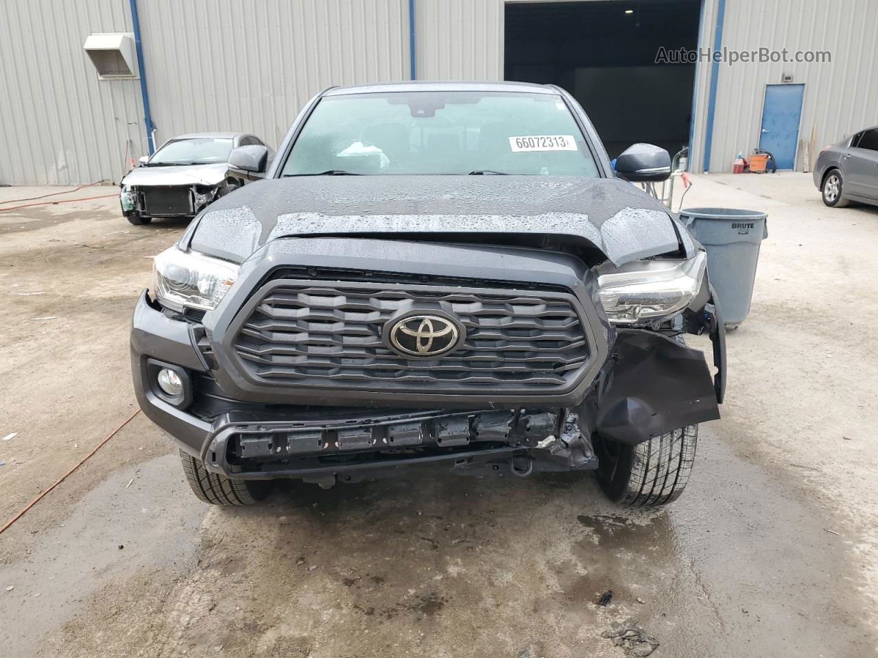 2020 Toyota Tacoma Double Cab Gray vin: 3TMAZ5CNXLM129993