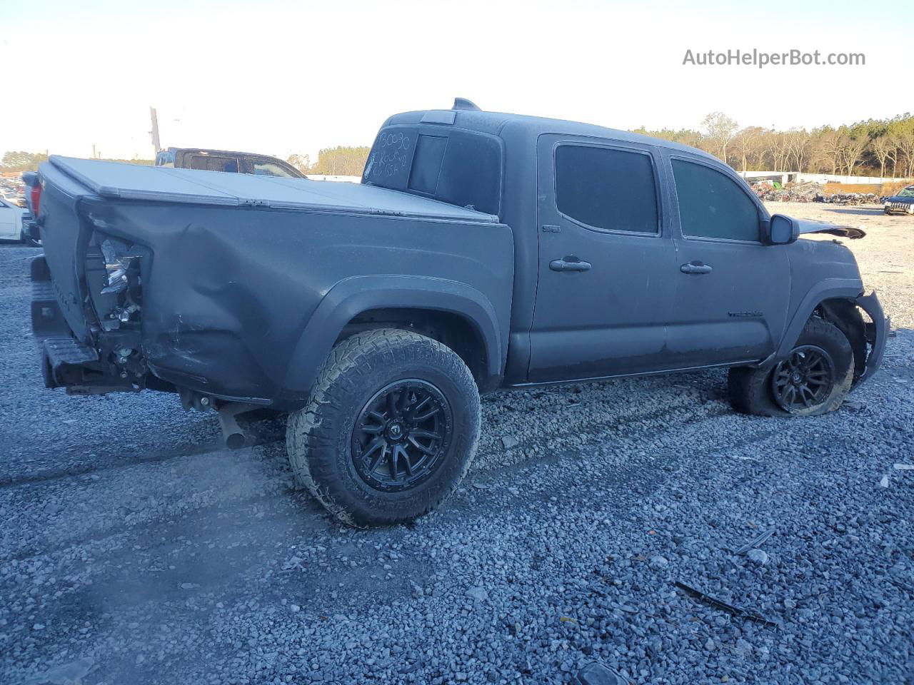 2020 Toyota Tacoma Double Cab Серый vin: 3TMAZ5CNXLM130030