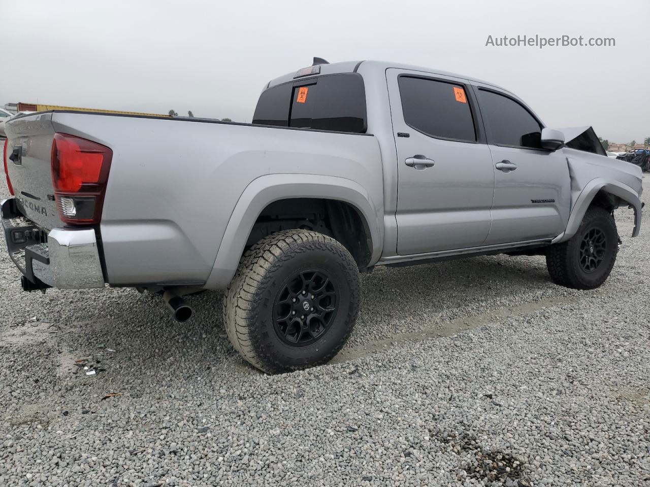 2020 Toyota Tacoma Double Cab Серебряный vin: 3TMAZ5CNXLM137933