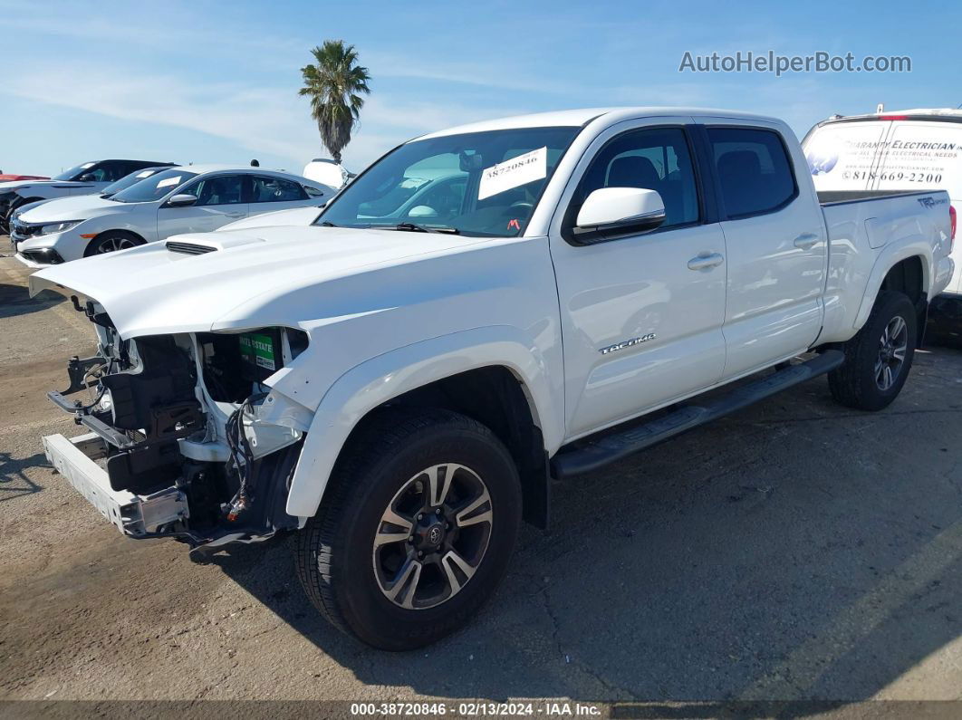 2017 Toyota Tacoma Sr5/trd Sport White vin: 3TMBZ5DN0HM011798