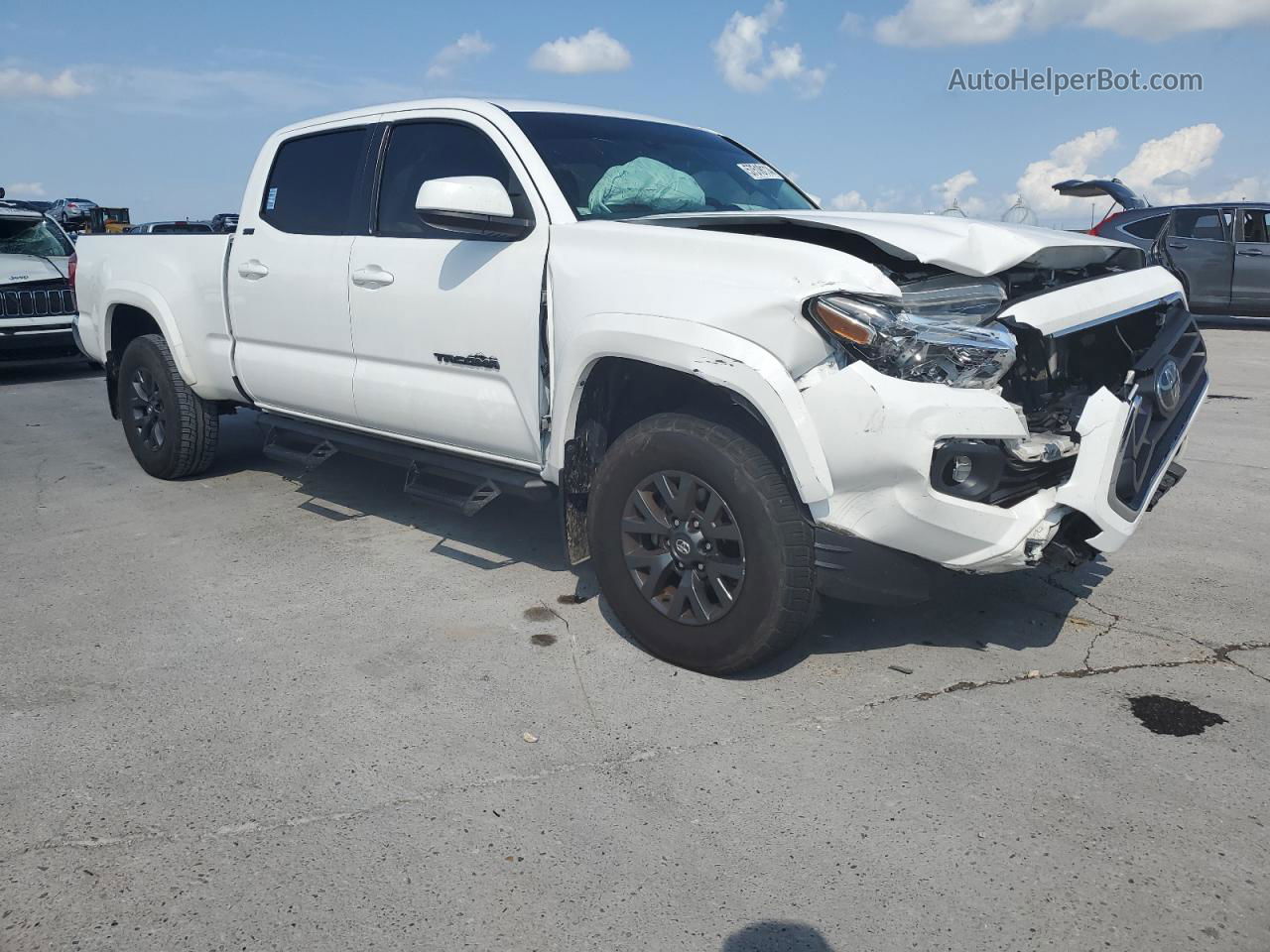 2021 Toyota Tacoma Double Cab White vin: 3TMBZ5DN0MM031656