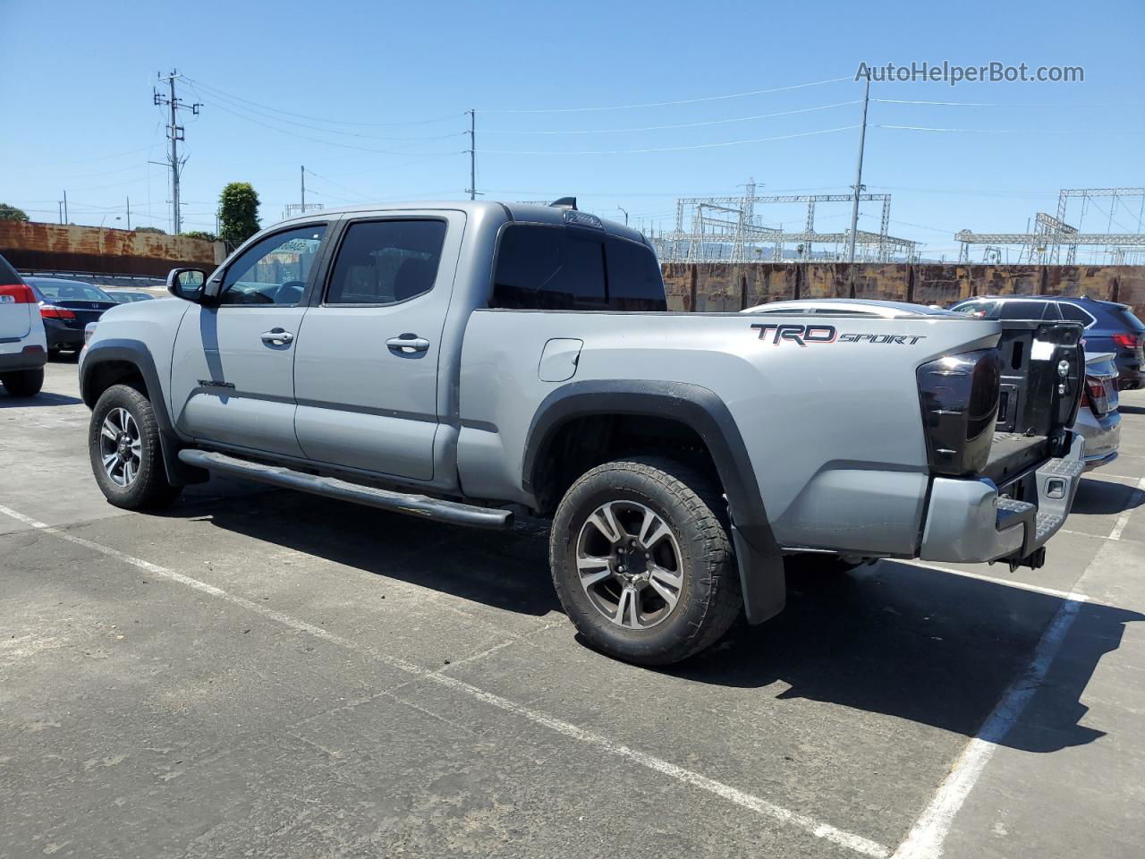 2021 Toyota Tacoma Double Cab Серый vin: 3TMBZ5DN1MM030211