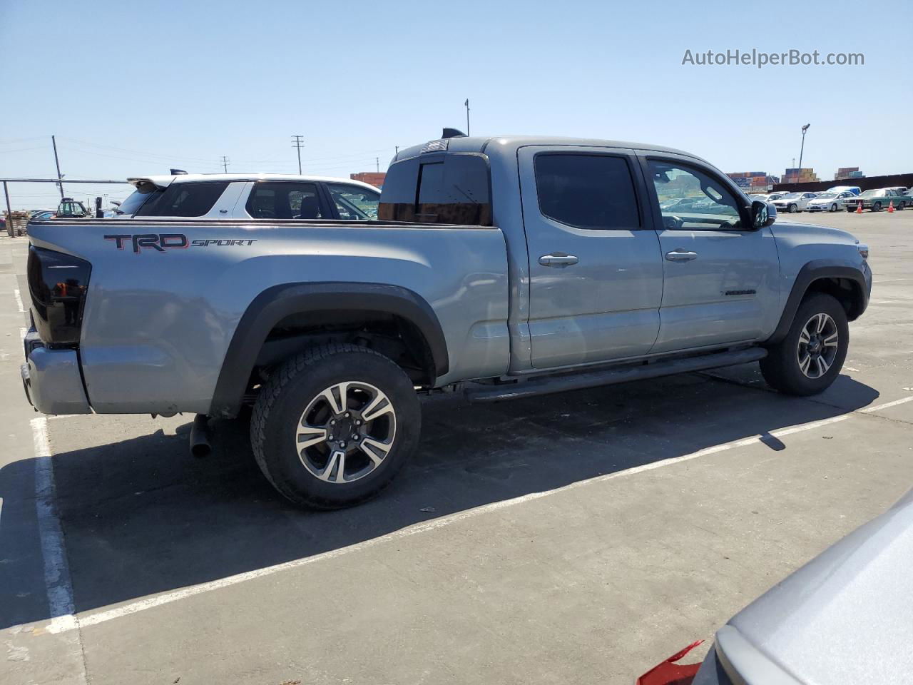 2021 Toyota Tacoma Double Cab Серый vin: 3TMBZ5DN1MM030211