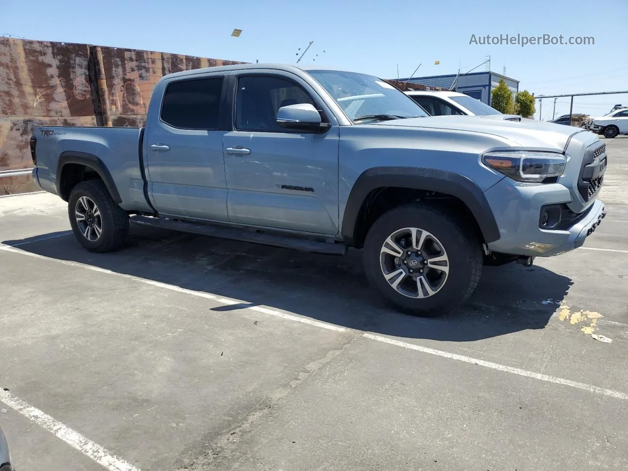 2021 Toyota Tacoma Double Cab Gray vin: 3TMBZ5DN1MM030211