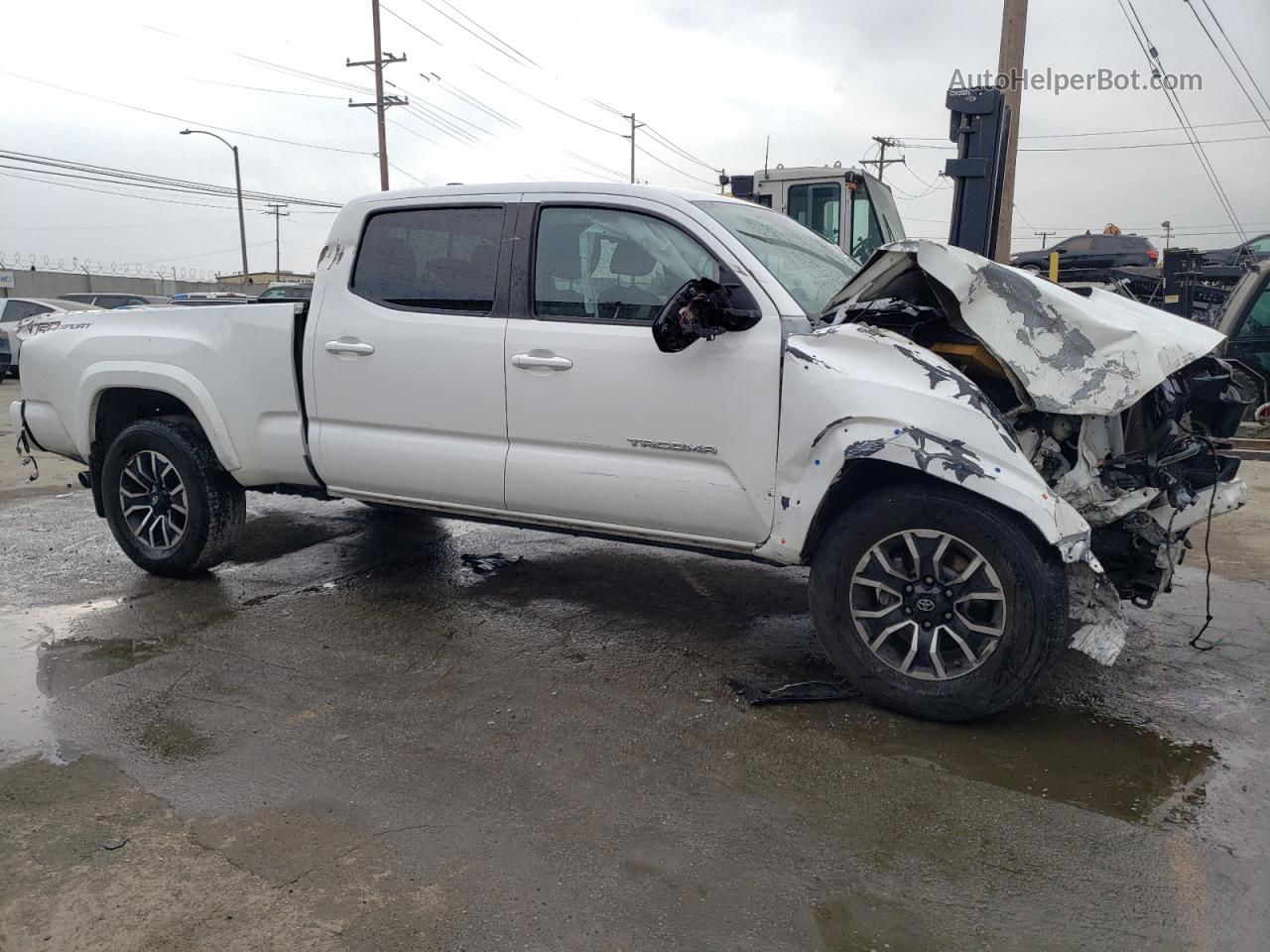 2020 Toyota Tacoma Double Cab Белый vin: 3TMBZ5DN2LM023718